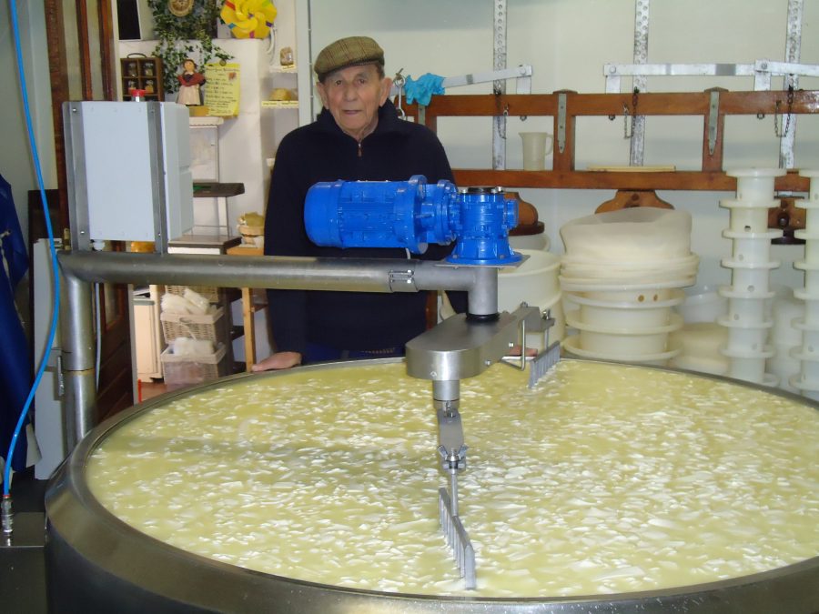 Grandpa Arie at cheeseproduction